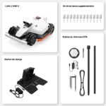MAMMOTION LUBA Mini AWD 1500 Robot autonomo 4×4 – Fino a 3.000 m² con batteria da 3000 mAh e durata di 3 ore - immagine 8