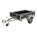 Rimorchio utilitario ribaltabile ERDE LC 201 NF BOIS – 201 x 135 cm – PTT fino a 750 kg