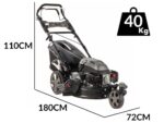 Blackstone SP-3X 510 – Rasaerba a benzina semovente 4 in 1 con ruota anteriore girevole | 51 cm | 196 cm³ - immagine 19