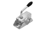 Rimorchio da giardino 200 Kipp 750 kg con telo blu, ruotino d'appoggio e telaio H-0 – Rimorchio ribaltabile zincato - immagine 14