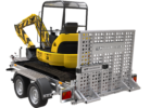 UNITRAILER STARK 3 260 – Rimorchio professionale porta miniescavatore tandem frenato PTT 2.700 kg - immagine 11