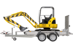 UNITRAILER STARK 3 260 – Rimorchio professionale porta miniescavatore tandem frenato PTT 2.700 kg - immagine 13