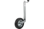 Rimorchio da giardino 200 Kipp 750 kg con telo blu, ruotino d'appoggio e telaio H-0 – Rimorchio ribaltabile zincato - immagine 8