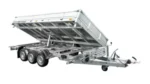UNITRAILER TASKER 400/3C – Rimorchio ribaltabile idraulico a 3 assi, PTT 3.500 kg - immagine 9