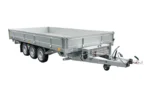 UNITRAILER TASKER 400/3C – Rimorchio ribaltabile idraulico a 3 assi, PTT 3.500 kg