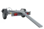 UNITRAILER MOTO 1 – Rimorchio porta moto a 1 binario senza pianale, PTT 750 kg - immagine 2