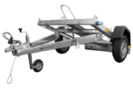 UNITRAILER MOTO 1 – Rimorchio porta moto a 1 binario senza pianale, PTT 750 kg - immagine 4