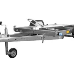UNITRAILER MOTO 1 – Rimorchio porta moto a 1 binario senza pianale, PTT 750 kg