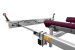 UNITRAILER JET ALU – Rimorchio porta barca in alluminio PTT 750 kg per barche e moto d'acqua - immagine 6