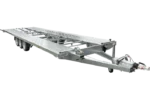 UNITRAILER UNIPLAT 800/3 S – Rimorchio porta auto professionale a tre assi frenati, PTT 3.500 kg - immagine 3