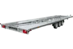 UNITRAILER UNIPLAT 800/3 S – Rimorchio porta auto professionale a tre assi frenati, PTT 3.500 kg