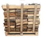 Essiccatoio per legna da ardere Pallet in legno duro secco da 40 cm, pronto per essere bruciato