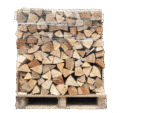 Essiccatoio per legna da ardere Pallet in legno duro secco da 40 cm, pronto per essere bruciato - immagine 2