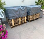 Essiccatoio per legna da ardere Pallet in legno duro secco da 40 cm, pronto per essere bruciato - immagine 4