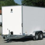 Hapert Sapphire L-2 – 3500 rimorchio ribassato con cassone chiuso | 2 porte posteriori | stabile versione