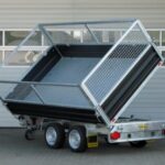 Humbaur HTK 3000.31 acciaio pompa elettrica, acciaio sovrapposizione a griglia 800 mm