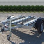 Humbaur HM102113 Transportatori moto con 3 Motorradschienen