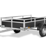 Saris CW 255 133 750 1 rimorchio con cassone con ringhiera in acciaio zincata a fuoco