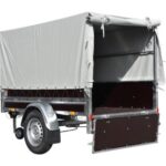 STEMA HZ 7.5-20-12.1 C Woodoxx rimorchio per legna con tendalino alto